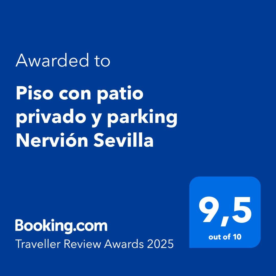 Piso Con Patio Privado Y Parking Nervion Sevilla Zewnętrze zdjęcie
